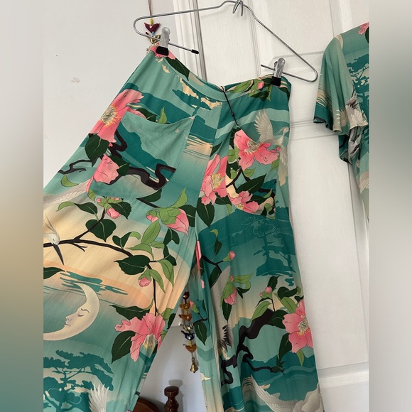 New spell nightingale crop top M & wide pants set S - Picture 13 of 16